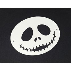 Halloween skeleton spooky face mask. Skeleton mask to halloween costume.