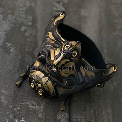 Japanese Demon - Golden Japanese/Oni Mask