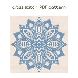 Ornament cross stitch, Geometric cross stitch pattern, PDF Pattern /139/