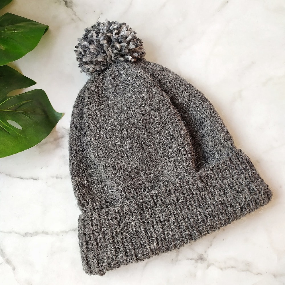 Knitted wool warm women pompom hat women alpaca hat hats christmas gifts pompom knit hat