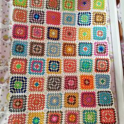 Crochet PATTERN Granny Square blanket