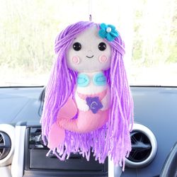 Mermaid doll, Mermaid decor, Little mermaid, Car accessories for teens, 21st birthday gift for her, 16th birthday gift