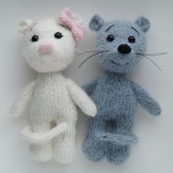 Mouse knitting pattern. Amigurumi knit tutorial. Animal. PDF and VIDEO