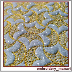 Quilt block 3 machine embroidery designs Embroidery file
