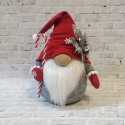 The Northern gnome. Scandinavian gnome. Winter holiday gnome. Christmas ornament. Tomte. A Christmas present. The Christ