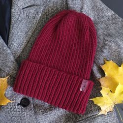 Warm handmade winter hat