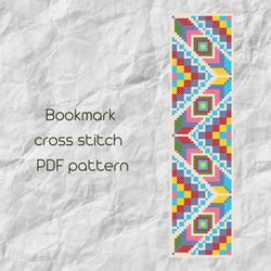 Bookmark cross stitch pattern Ornament bookmark cross stitch Easy cross stitch PDF Pattern PDF Instant Download /161/