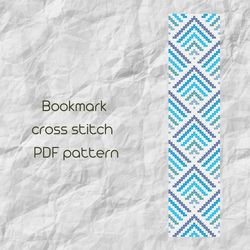 Bookmark cross stitch pattern Ornament bookmark cross stitch Easy cross stitch PDF Pattern PDF Instant Download /162/