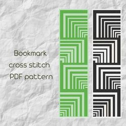 Bookmark cross stitch pattern Ornament bookmark cross stitch Easy cross stitch PDF Pattern PDF Instant Download /163/