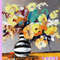 bouquet oil painting funky original art wall floral boho bohemial  -25.jpg