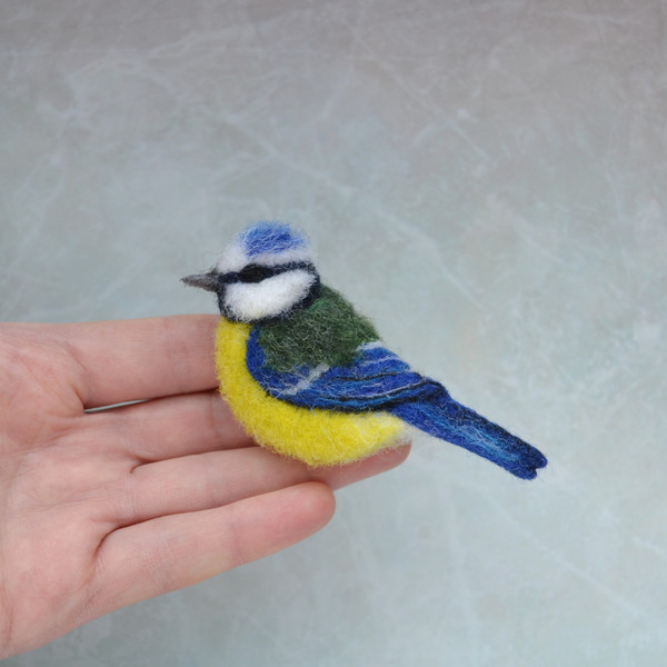 Needle felted blue tit bird brooch (3).JPG