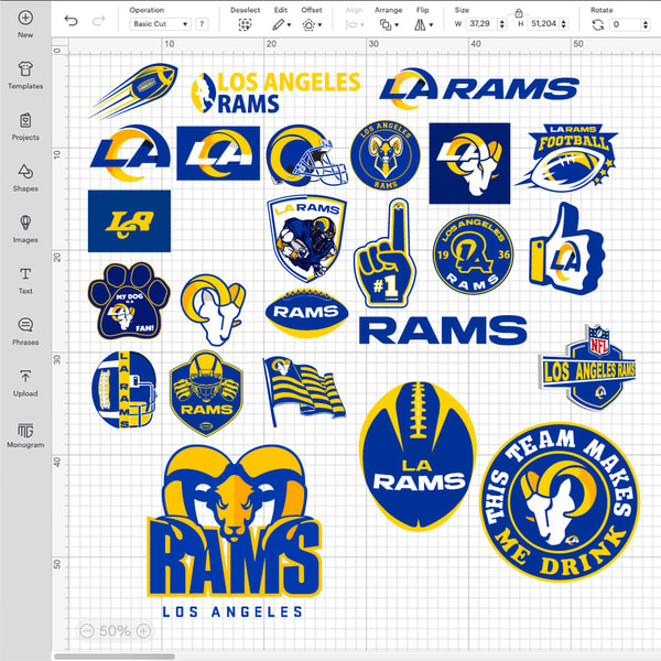 Los Angeles Rams Logo SVG, LA Rams Logo PNG, LA Rams Logo Do | Inspire ...