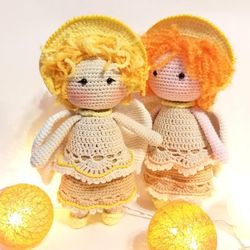 Christmas angel Crochet doll pattern PDF in English  DIY gift amigurumi toy