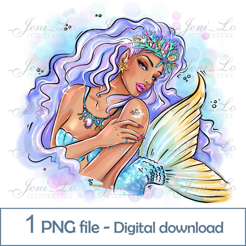 ОБЛОЖКА Black Princess Mermaid.jpg