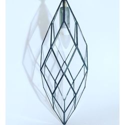 pendant stained glass lamp crystal  in loft style