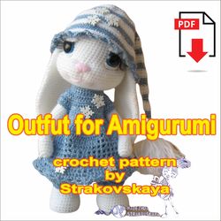 TUTORIAL: Outfit for amigurumi 3 in 1 (bear,doll,bunny) crochet pattern