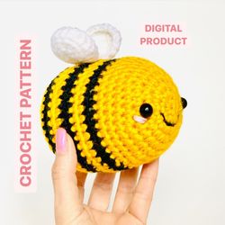 Amigurumi Bumblebee Crochet  Pattern bee amigurumi stuff bee crocheted diy pattern gift crocheted toy