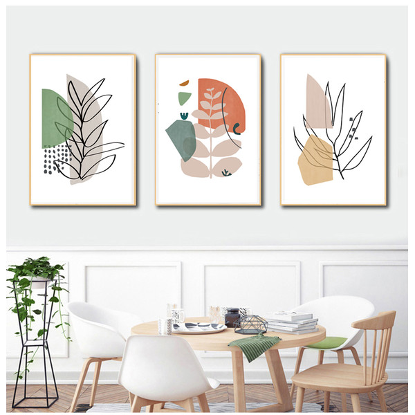 3 three posters in Scandinavian style