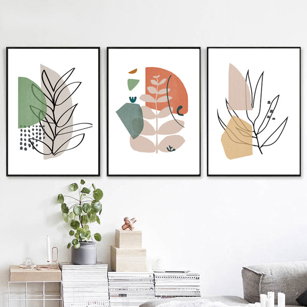 three posters in Scandinavian style 7