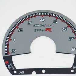 Gauge Faces Overlay Type-R style for Honda Civic Fk FD 06-12
