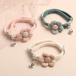 Cute Cat Collars with a Flower Collar for kittens Puppies and Small Pets