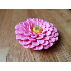 3D silicone mold Zinnia for soap, candles, gypsum, chocolate Silicone mold Flower mold