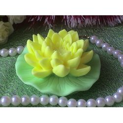 3D silicone mold Lotus for soap, candles, gypsum, chocolate Silicone mold Lotus Flower mold