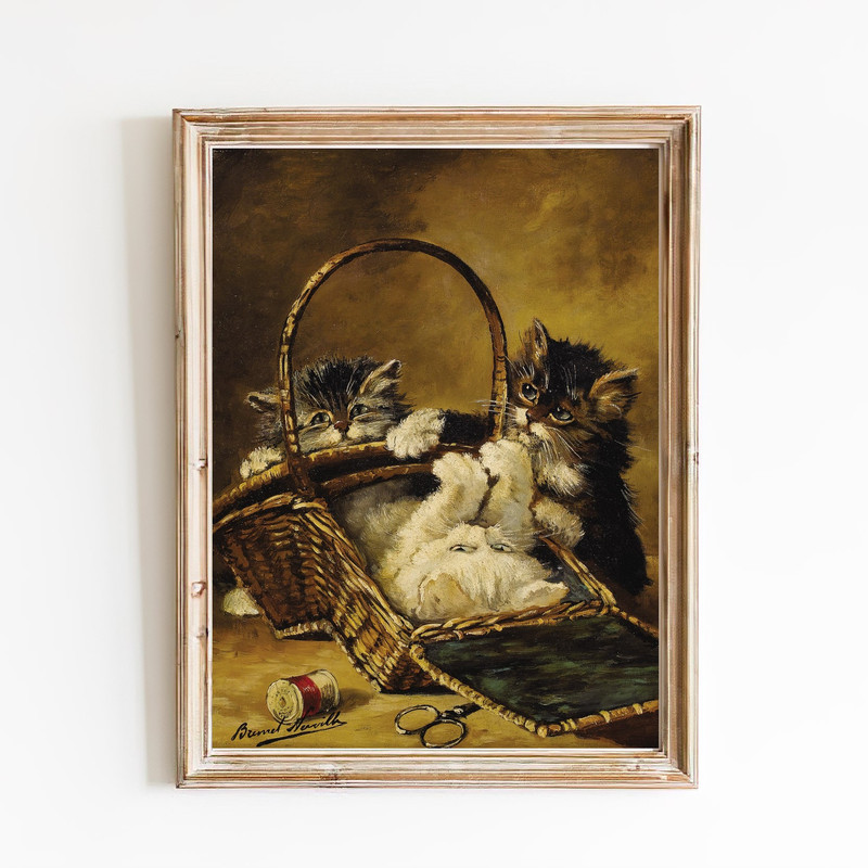 vintage kittens wall art.jpg