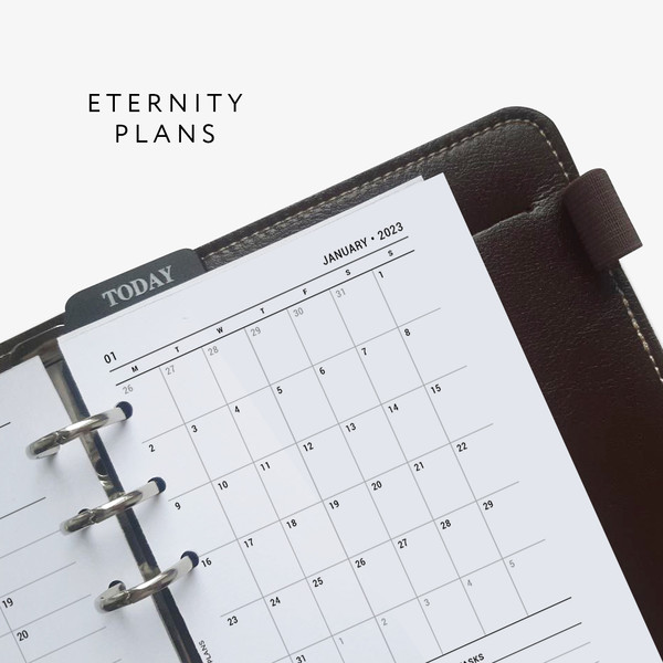 personal dated monthly planner 2023