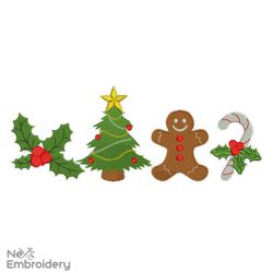 christmas ornament embroidery designs, holiday embroidery design, hello winter embroidery design