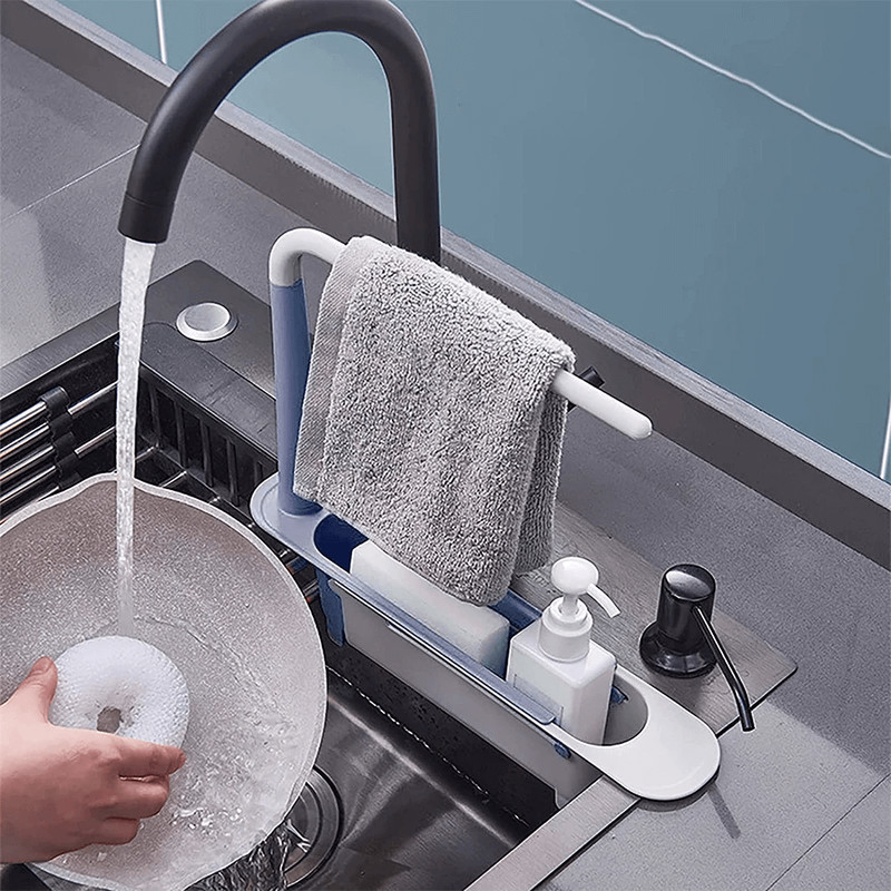 Telescopic Kitchen Over Sink Organizer