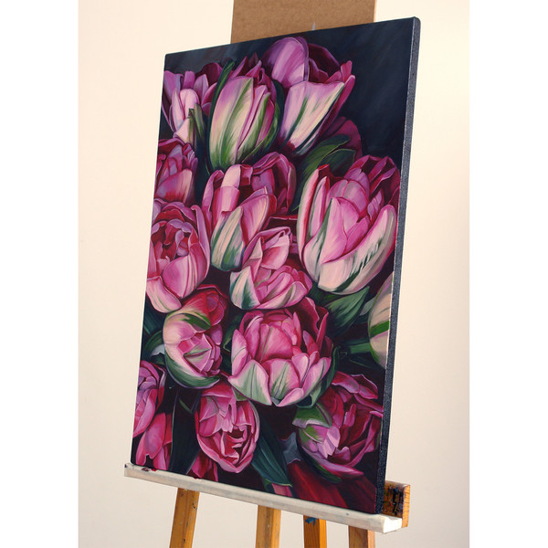 tulips bouquet oil painting б.jpg