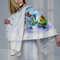 hand painted women jacket-jean jacket-denim jacket-girl fabric clothing-designer art-wearable art-custom clothes 12.jpg