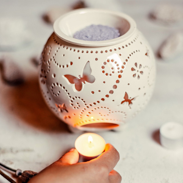Butterfly Home Decor Wax Melts Warmer, Oil Burner, Romantic 9th Anniversary Gift Ceramic Candle Holder for Home Fragrance (9).jpg