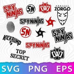 Spy Ninjas Logo SVG, Spy Ninja PNG, Ninja PNG Transparent
