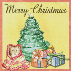 Cross Stitch Pattern | Merry Christmas  | 5 Sizes | PDF Counted Vintage Highly Detailed Stitch