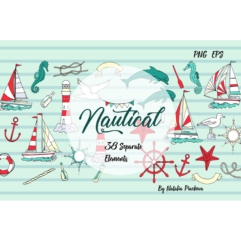 Nautical Elements with ships Cover 1_2.jpg