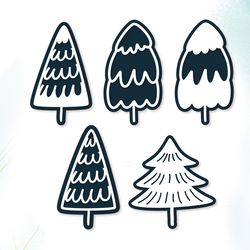 Christmas Trees SVG