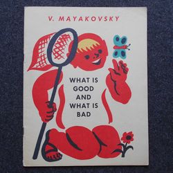 Vladimir Mayakovsky. poems for children. Illustrated book Rare Vintage Soviet Book USSR in English