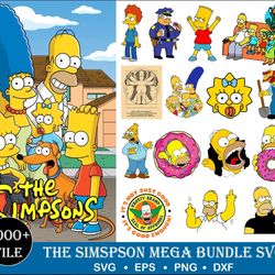 1000 The Simpson Bundle Svg, Bart Simpson Svg, Lisa Simpson Svg, Teacher Svg, Summer Svg, Lgbt Svg, Dad Svg, Holiday Svg