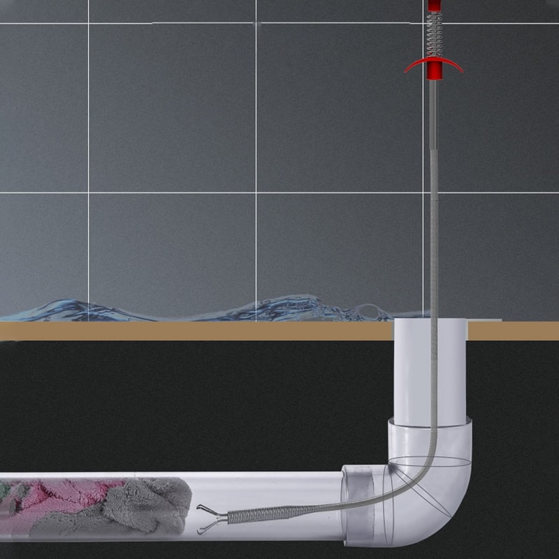 Metal Wire Drain Hose Cleaner 8