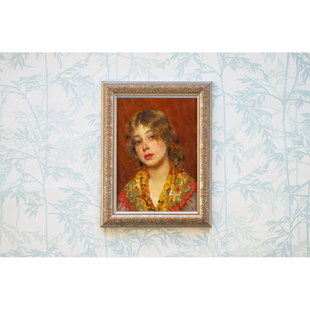 vintage gipsy girl wall art print.jpg