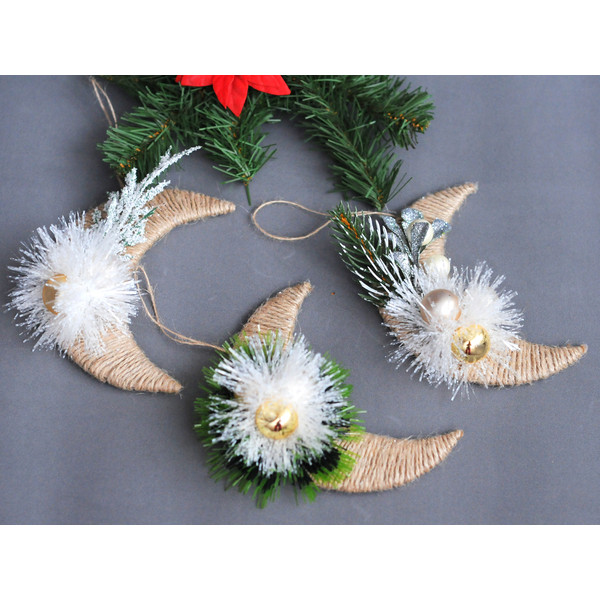 Christmas tree moon ornaments of jute (9).jpg