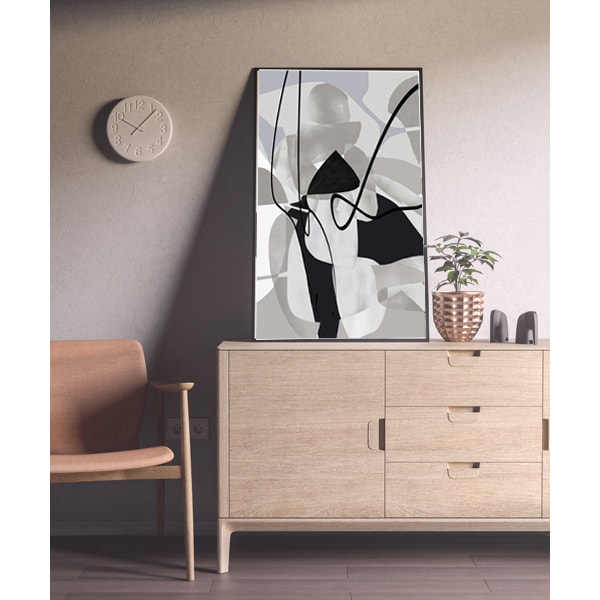 Grey Abstract Print Set Of 3 Prints Digital Download Abstrac | Inspire ...