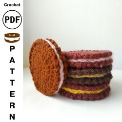 Crochet Pattern Chocolate Cookies