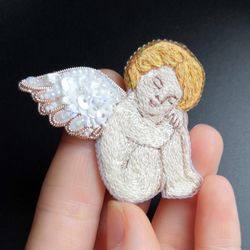 Angel brooch pin brooches for woman handmade jewelry jewelry gift gifr for woman