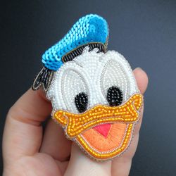 Disney pin Donald duck brooch handmade brooch handmade gift