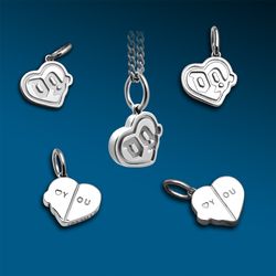 DG Lovepill pendant , sIlver 925  heart