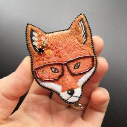 Fox Brooch brooches for woman handmade brooches