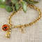 orange-fire-red-glass-large-gold-golden-chain-kitten-bracelet